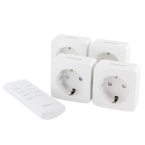 Basisset draadloos schakelen 4x ontvangers+AB