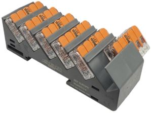 Din-railhouder APW voor lasklemmen 6x 5v