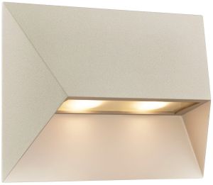 Wandlamp Pontio 27 2x GU10 zandkleur IP44