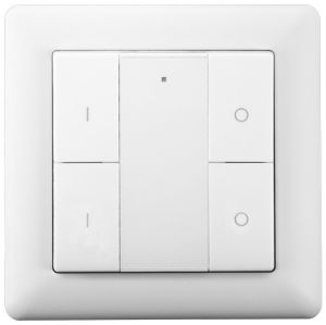 Draadloze schakelaar Zigbee 2 groepen wit