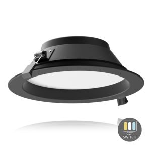 LED downlighter 13W 3CCT incl. driver zwart
