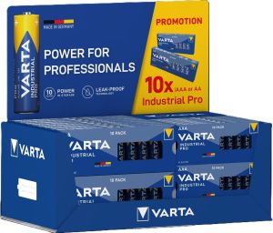 Varta Toonbankdisplay Industrial PRO batterijen 28 x 10pack