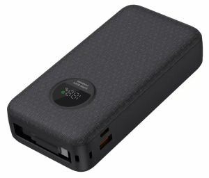 Powerbank 20.000mA zwart + led indicatie + 65W snelladen