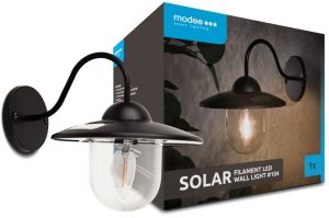 LED Solar wandlamp hangend filament kaars