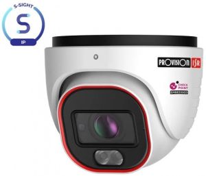 IP Camera dome 8Mpix 12V IR-led 2.8-12mm M-zoom VF