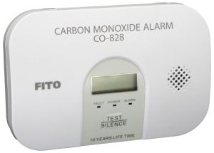Koolmonoxidemelder op batterij LCD Fito