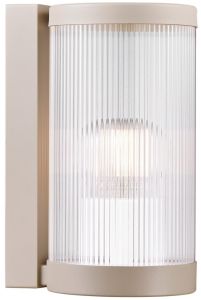 Wandlamp Coupar E27 zandkleur IP54
