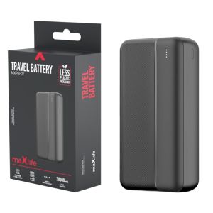 Powerbank 30.000mA zwart USB + USB-C