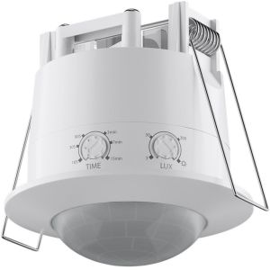 Bewegingsmelder IR inbouw plafond 360 graden wit