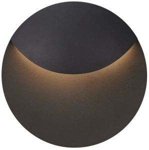 LED Wandlamp Valopin zwart 11W 3000K IP54