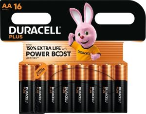Duracell Plus Power Boost batterij AA blister(16)