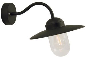 Wandlamp Luxembourg E27 zwart IP54