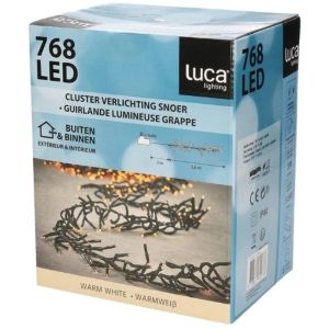 Luca clusterverlichting 768 LEDS warm wit