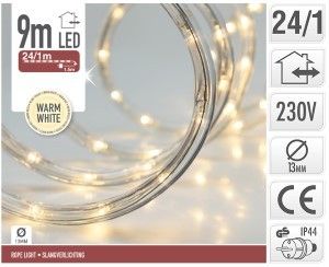 Lichtslang 9m 24 LED warm wit