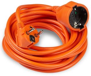 Verlengsnoer PVC oranje 3x1,5qmm 5m