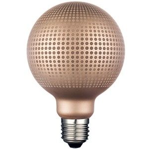 Nordlux LED Globe G95 E27 4-8W 2500K MAGICIAN stippen goud