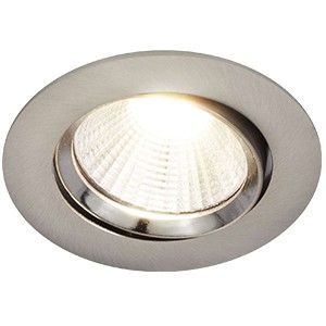 LED Inbouwspot rond Dorado Smart Light rond nickel geschuurd 5,5W IP65