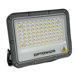 LED Bouwlamp 50W 6000K zwart - premium