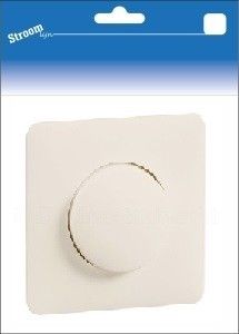 PEHA CREME afdekplaat + knop dimmer