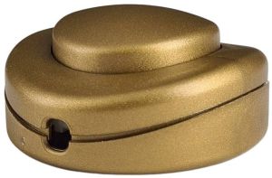 Vloerschakelaar rond goud 2A