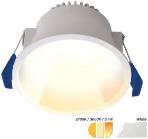 LED inbouwspot 5-7W CCT 85mm 36gr rond verdiept wit