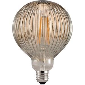 Nordlux LED Globe G125 E27 1,5-10W 2000K AVRA goud stripes