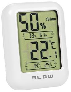 Thermometer binnen met geheugen wit
