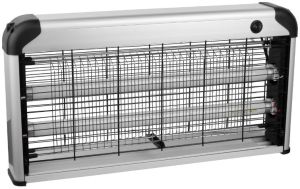 Insectenlamp 2x15W 1800V 80m2 metaal