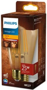 Philips LED ST64 E27 3,1-25W 1800K filament gold blister