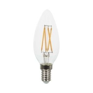 V-TAC LED filament kaars E14 3000K warm wit 4W
