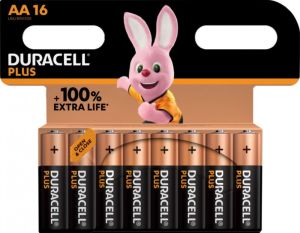 Duracell Plus 100% batterij AA blister(16)
