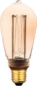 Nordlux LED ST64 E27 3,5-12W 1800K retro deco gold dimbaar