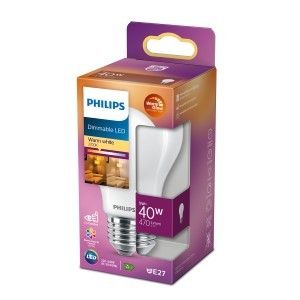 Philips LED GLS E27 3,4-40W filament mat WarmGlow blister
