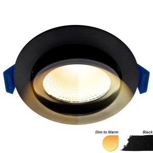 LED inbouwspot 5W DimToWarm 85mm 36gr rond verstelbaar zwart