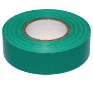 Isolatietape PVC 19mm rol 20m groen