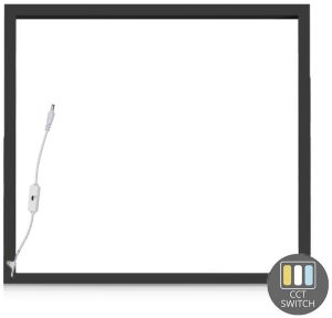 LED edgelit paneel zwart 60x60cm 40W 3CCT 3525Lm