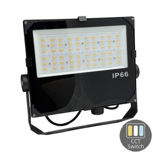 LED Bouwlamp 100W 3CCT zwart Premium High Lumen