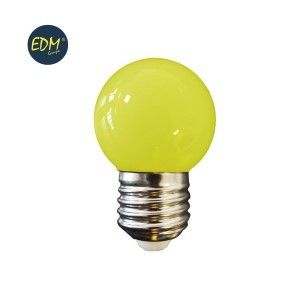 EDM LED kogel E27 1,5-15W geel