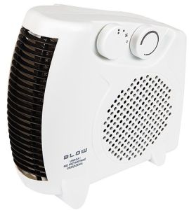 Ventilatorkachel thermostaat smal wit 2000W