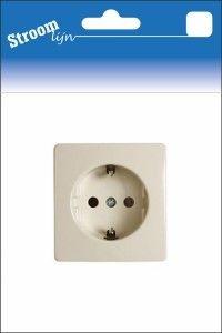 PEHA CREME opbouw stopcontact wcd RA enkel