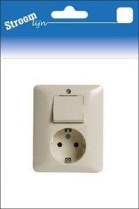 PEHA CREME inbouw combinatie RA wissel