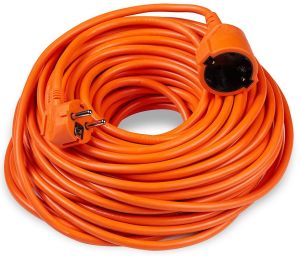 Verlengsnoer PVC oranje 3x1,5qmm 30m