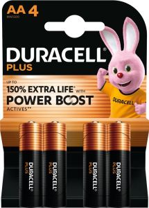 Duracell Plus Power Boost batterij AA blister(4)