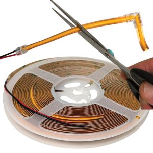 LED strip COB flex 10m 24V IP20 3000K - vrij knipbaar
