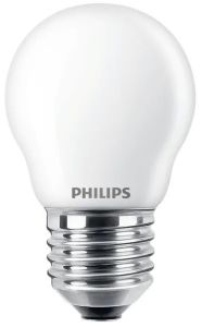 Philips LED kogel E27 3,4-40W 2700K filament mat dimbaar
