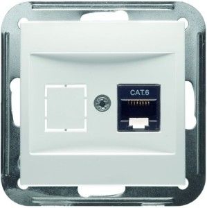 PEHA Badora LW inbouw unit UTP CAT6 RJ45 enkel