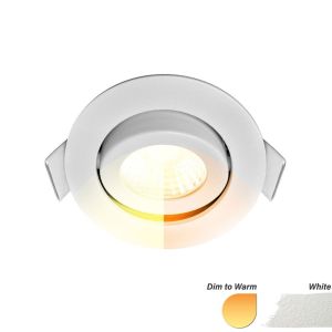 LED inbouwspot 5W DimToWarm 62mm 36gr rond verstelbaar wit