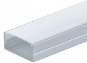 LED profiel opbouw wit 23.5x10mm 2m matte kap