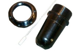 Lamphouder E27 zwart met trekschakelaar