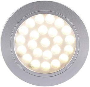 LED Meubelspot Cambio rond 2W 12V aluminium 3-pack 3000K
